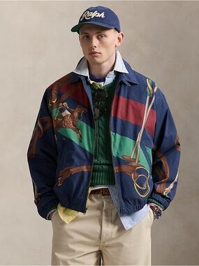 The Big Bayport Equestrian-Print Jacket